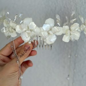 Sedef Çiçekli Toka